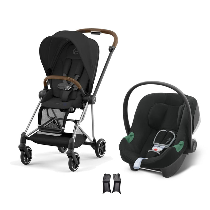Cybex Mios Travel Sistem | Chrome Brown Sephia Black & Aton Volcano Black