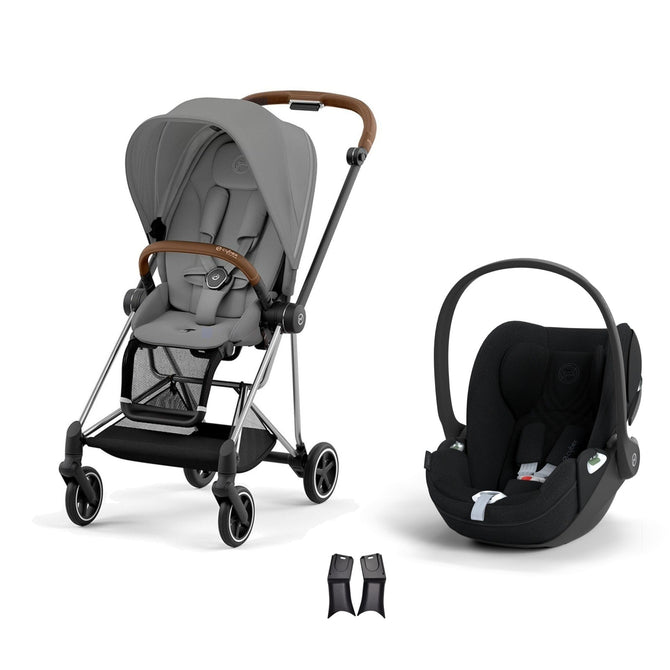 Cybex Mios Travel Sistem | Chrome Brown Mirage Grey & Cloud T Sephia Black