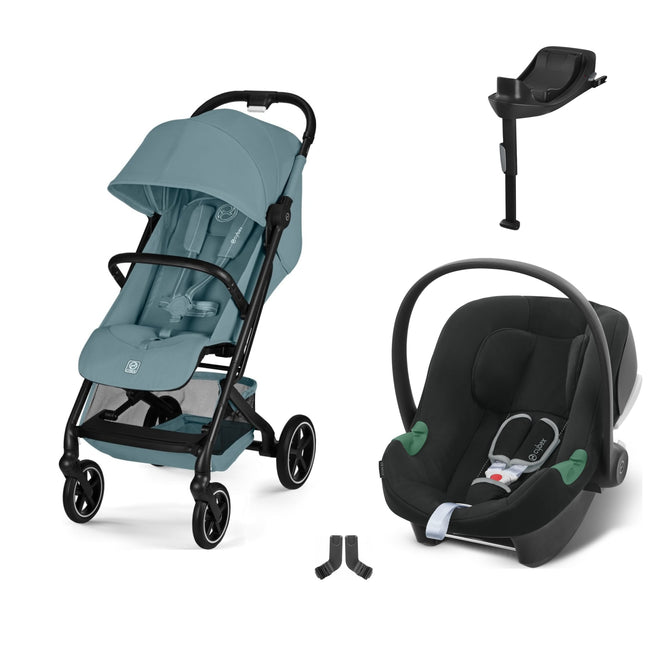 Cybex Beezy Travel Sistem | Stormy Blue & Aton B2 Bazalı Volcano Black
