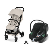 Cybex Beezy Travel Sistem | Dune Grey & Aton Volcano Black