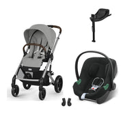 Cybex Balios S Lux Travel Sistem | Silver Stone Grey & Aton B2 Bazalı Volcano Black