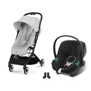 Cybex Orfeo Travel Sistem | Black Fog Grey & Aton Volcano Black