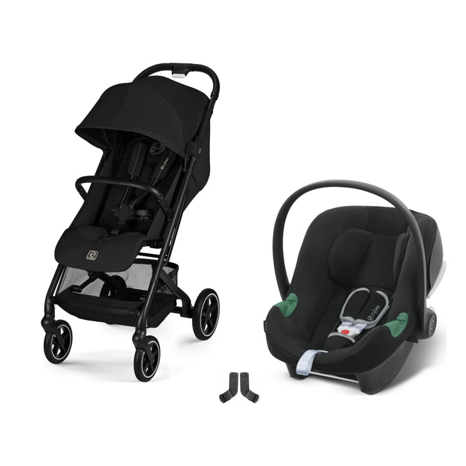 Cybex Beezy Travel Sistem | Magic Black & Aton Volcano Black