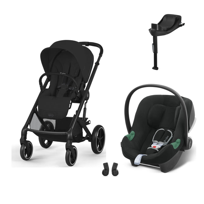 Cybex Balios S Lux Travel Sistem | Black Moon Black & Aton B2 Bazalı Volcano Black