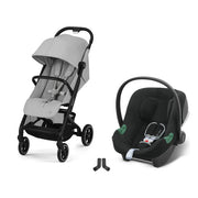 Cybex Beezy Travel Sistem | Fog Grey & Aton B2 Volcano Black