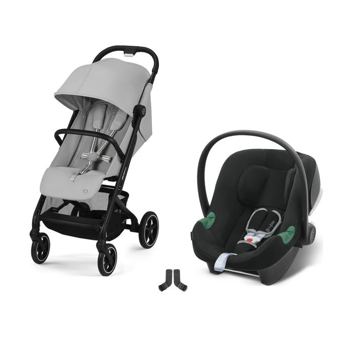 Cybex Beezy Travel Sistem | Fog Grey & Aton B2 Volcano Black