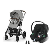 Cybex Balios S Lux Travel Sistem | Silver Stone Grey & Aton Volcano Black