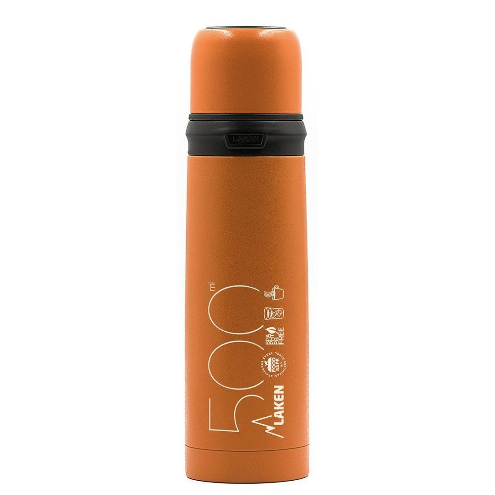 Laken 18/8 Çelik Baverages Termos 0.50 L Turuncu