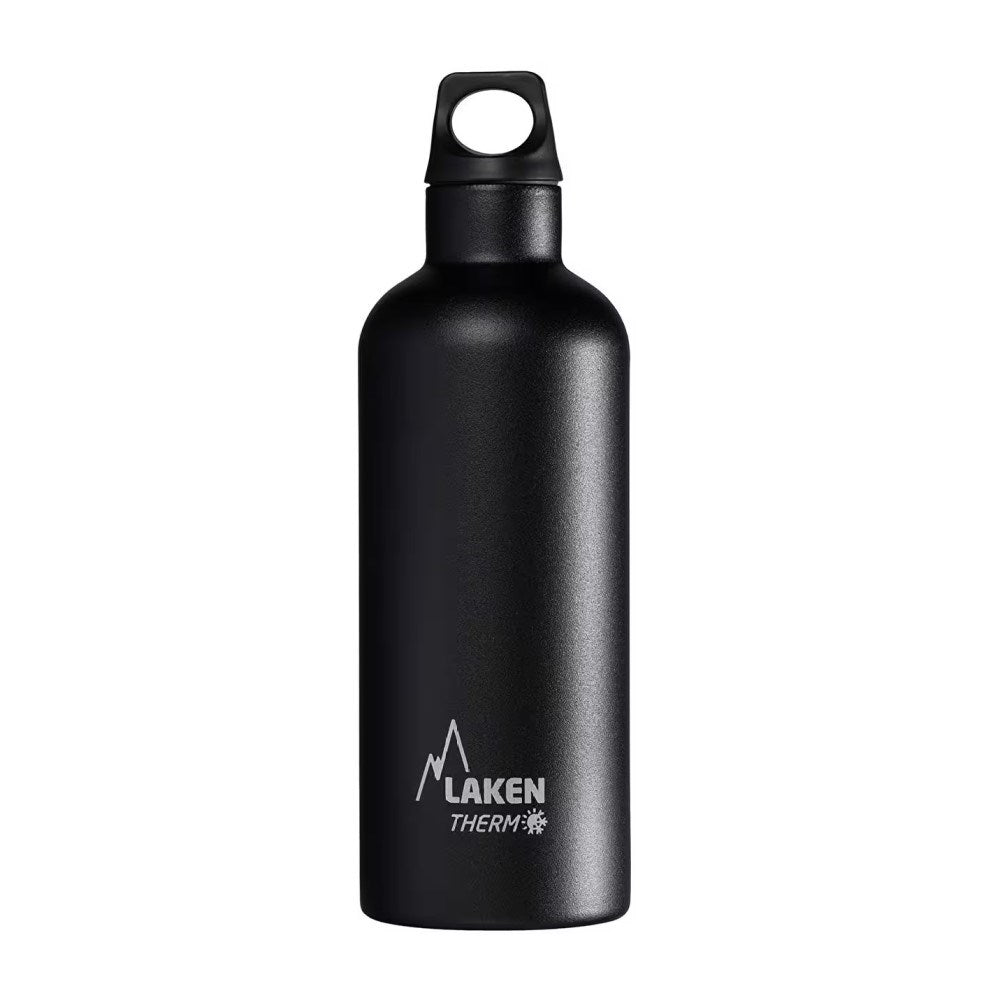 Laken Çelik 18/8 Futura Termos Şişe 0,50L - Siyah