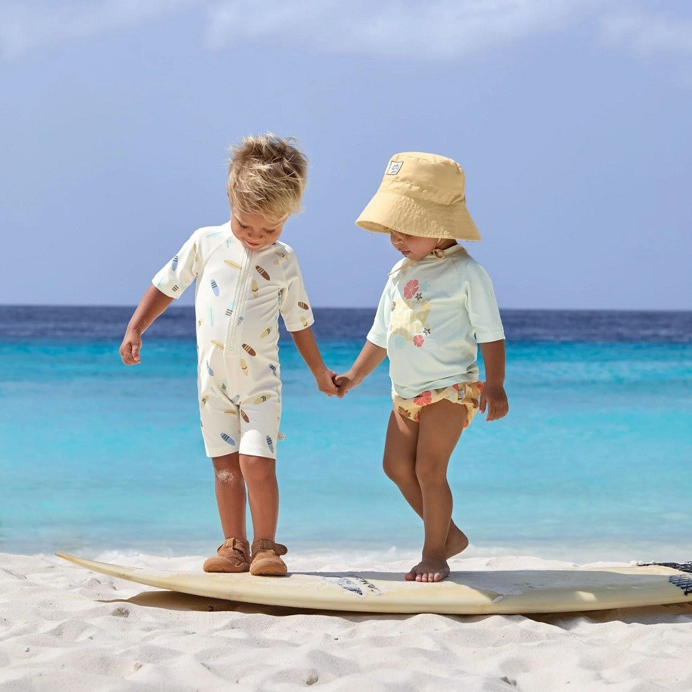 Lassig Surfboards UV Korumalı Mayo Sea Salt Ekru