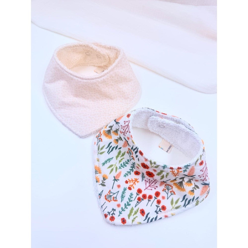 Le Petit Dodo Su Geçirmez Fular+Salya  Önlük 2'li Set Madelyn- Mabelle