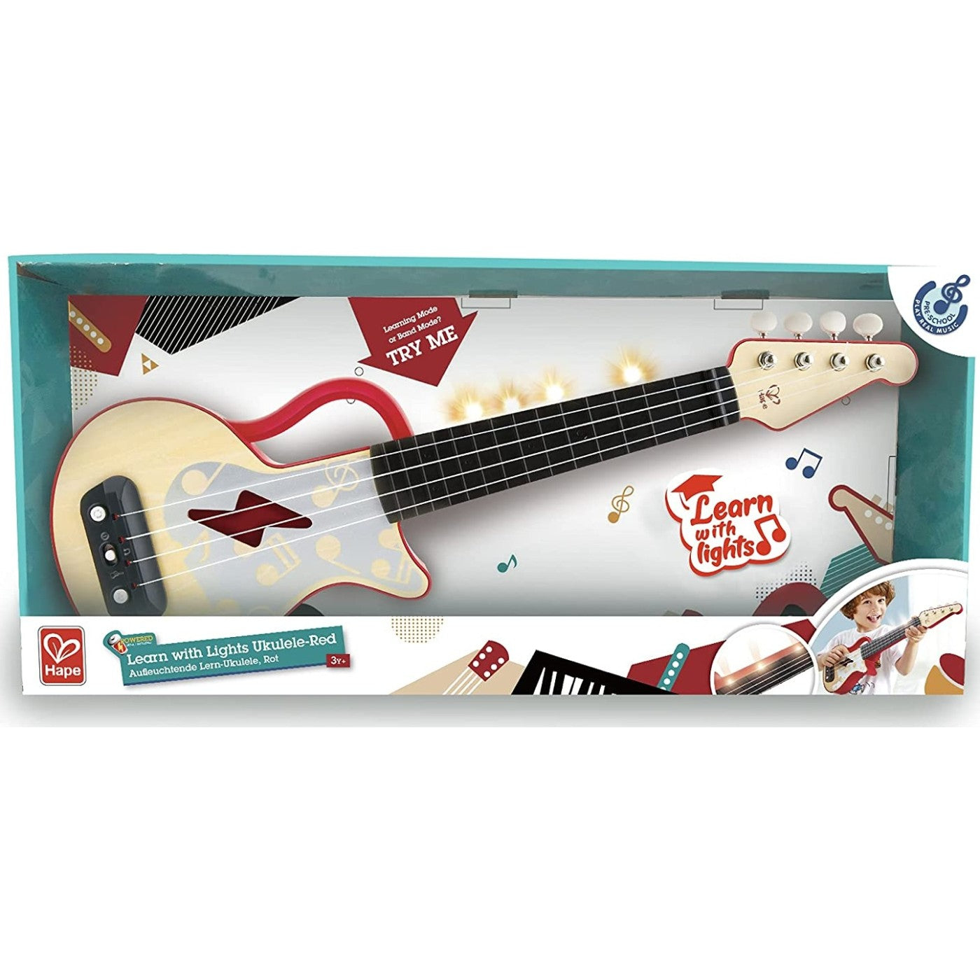 Hape Işıklı Öğretici Ukulele