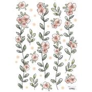 Lilipinso Bebek Odası Çıkartma Çiçekler 30x42 cm STD