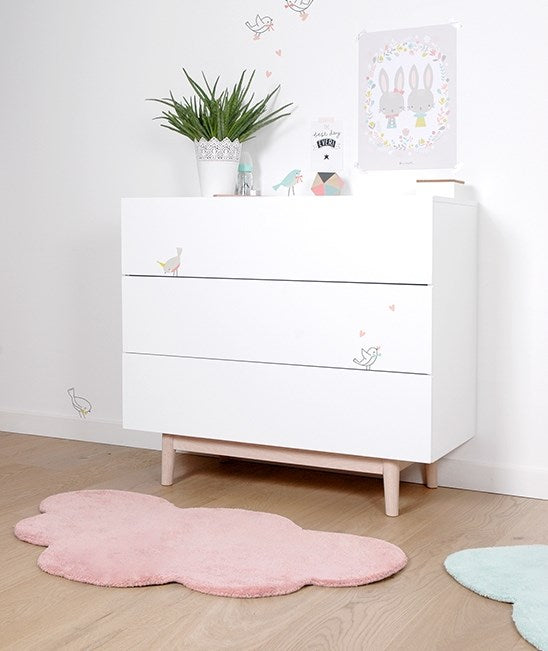 Lilipinso Bebek Odası Çıkartmalar Kuşlar 30x42 cm STD