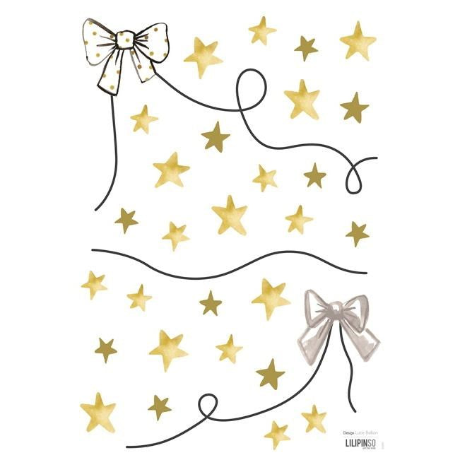 Lilipinso Bebek Odası Çıkartmalar Süs ve Yıldız 30x42 cm STD