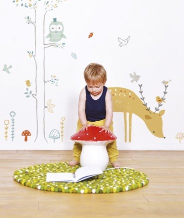 Lilipinso Bebek Odası Çıkartmalar XL Orman Geyiği STD