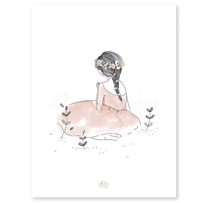 Lilipinso Bebek Odası Poster 30x40 cm Bahçede STD