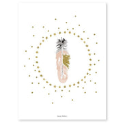 Lilipinso Bebek Odası Poster 30x40 cm Dekoratif Tüy Ve Yıldız STD