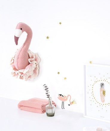 Lilipinso Bebek Odası Poster 30x40 cm Dekoratif Tüy Ve Yıldız STD