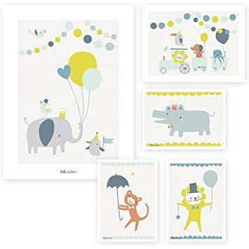 Lilipinso Bebek Odası Poster 30x40 cm Hayvanlar STD