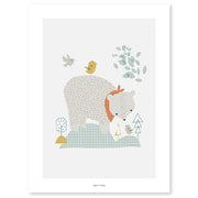 Lilipinso Bebek Odası Poster 30x40 cm Orman Ayısı STD