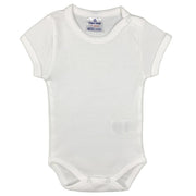 Luggi Baby Mevsimlik Kısa Kol Body Basic Ekru