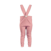 Mama Yoyo Askılı Triko Bebek Taytı Pembe