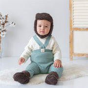 Mama Yoyo Teddy Patik ve Bere Seti