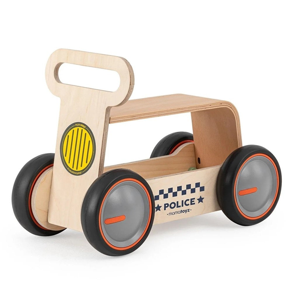 Mamatoyz DriveMe Wood Polis - Bin Sür & Oyuncak Deposu