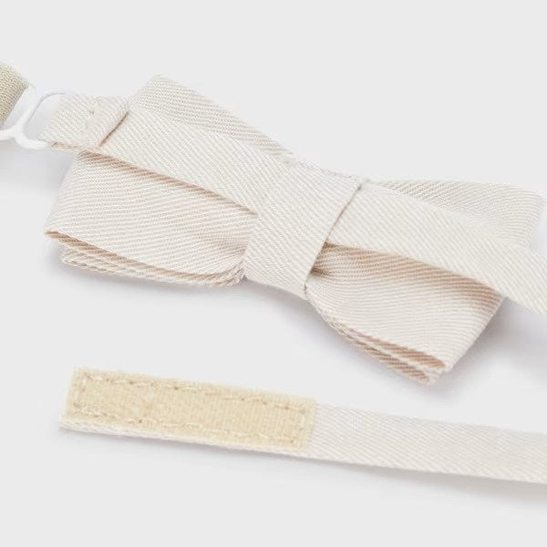 Mayoral Erkek Pantolon Askısı ve Papyon Set Bej