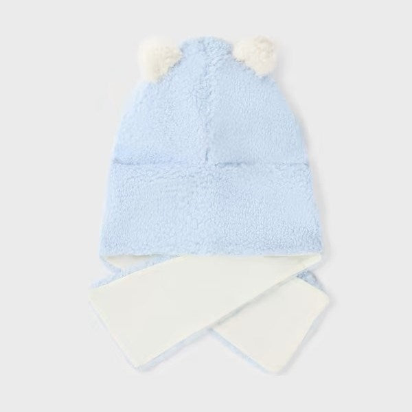 Mayoral Kışlık Erkek Bebek Bere Atkı Set Mavi