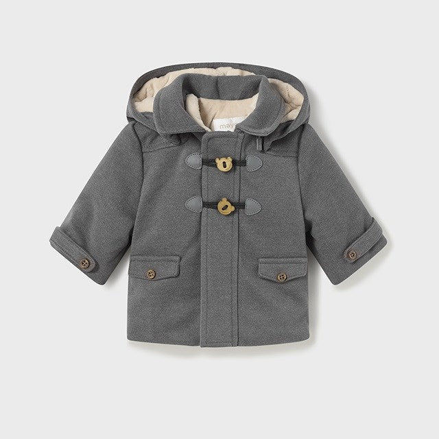 Mayoral Kışlık Erkek Bebek Trench Style Kaban Gri