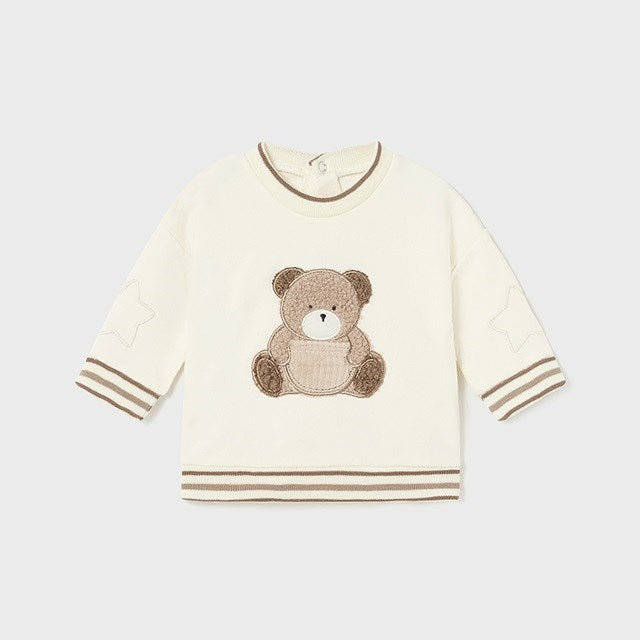Mayoral Kışlık Erkek Bebek Uzun Kol S-shirt Bej