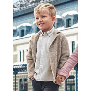 Mayoral Kışlık Erkek Örme Blazer Ceket Bej
