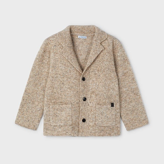 Mayoral Kışlık Erkek Örme Blazer Ceket Bej