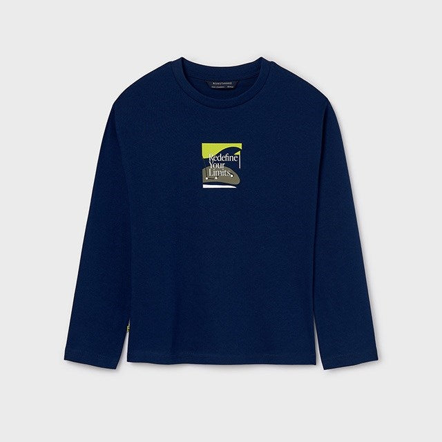 Mayoral Kışlık Erkek Uzun Kol T-shirt Lacivert