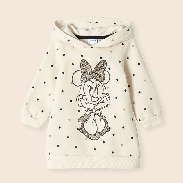 Mayoral Kışlık Kız Bebek Elbise - Minnie Ekru