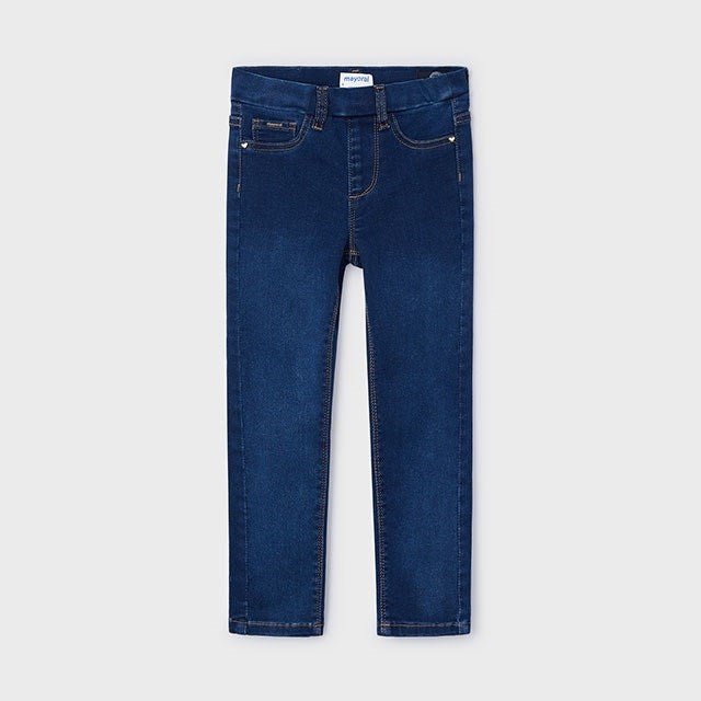 Mayoral Kışlık Kız Denim Pantolon Lacivert