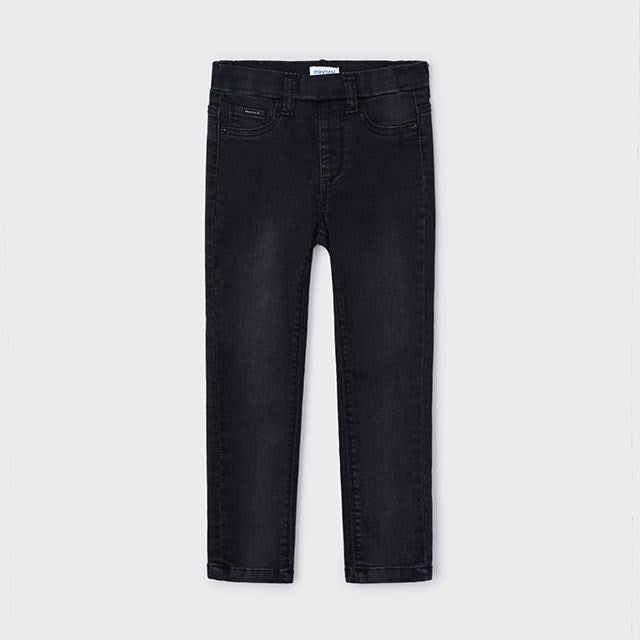 Mayoral Kışlık Kız Denim Pantolon Siyah