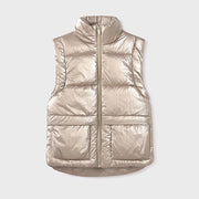 Mayoral Kışlık Kız Dolgulu Anorak Yelek Bej