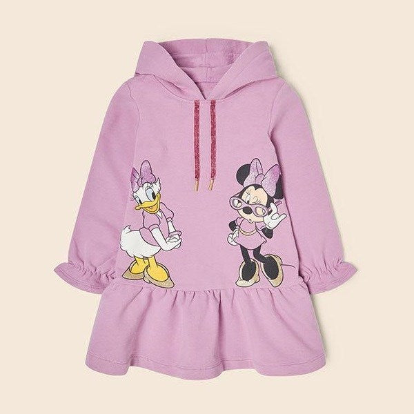 Mayoral Kışlık Kız Kapşonlu Elbise - Minnie Lila