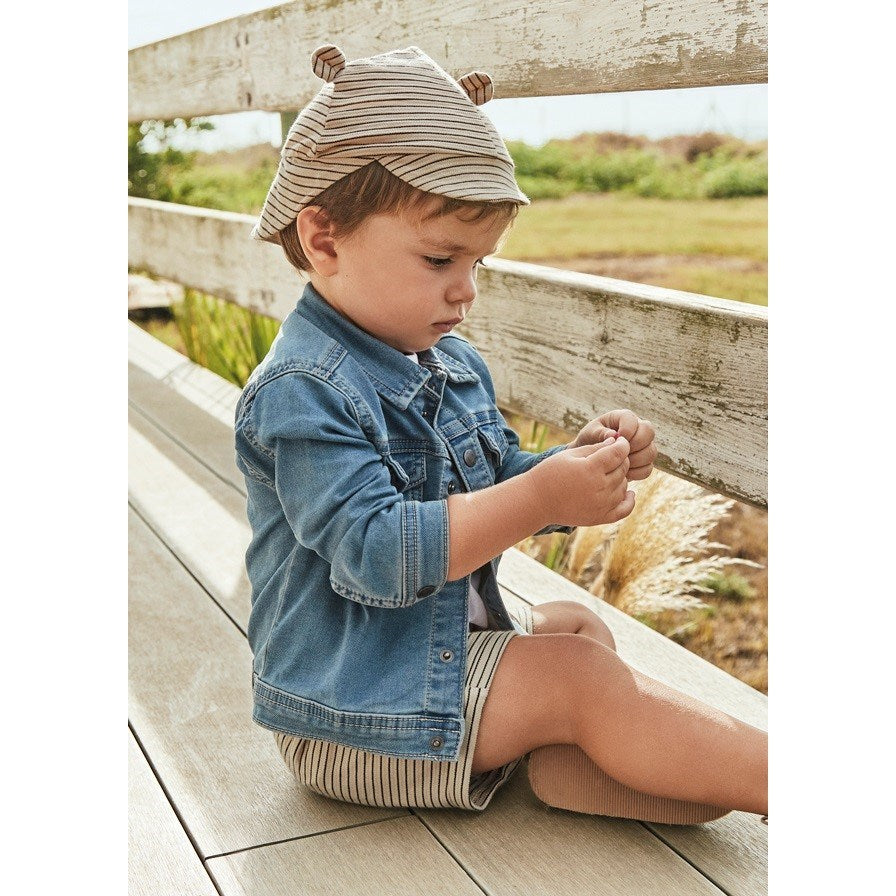 Mayoral Yazlık Erkek Bebek Denim Ceket Mavi