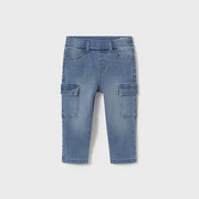 Mayoral Yazlık Erkek Bebek Denim Pantolon Mavi