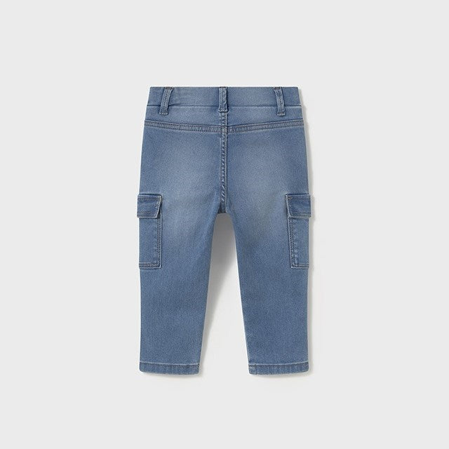 Mayoral Yazlık Erkek Bebek Denim Pantolon Mavi