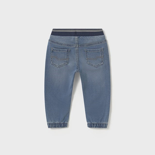 Mayoral Yazlık Erkek Bebek Denim Pantolon Mavi