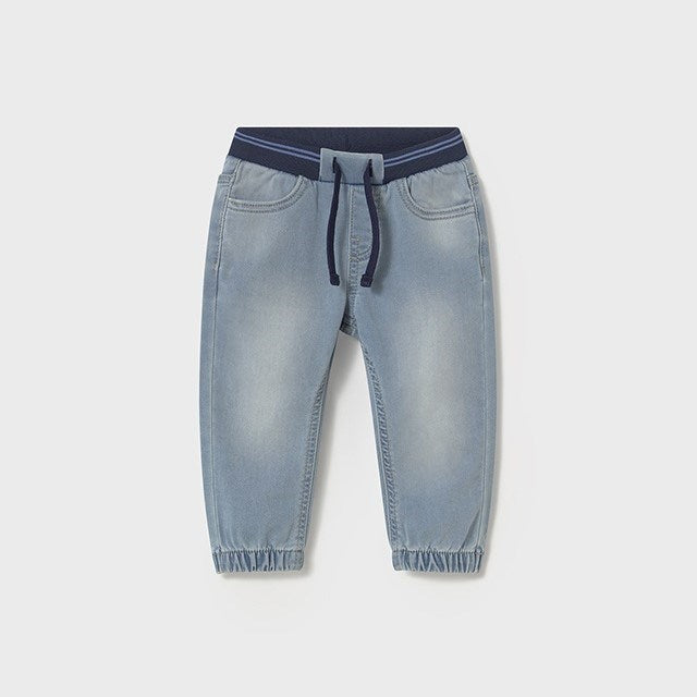 Mayoral Yazlık Erkek Bebek Denim Pantolon Mavi