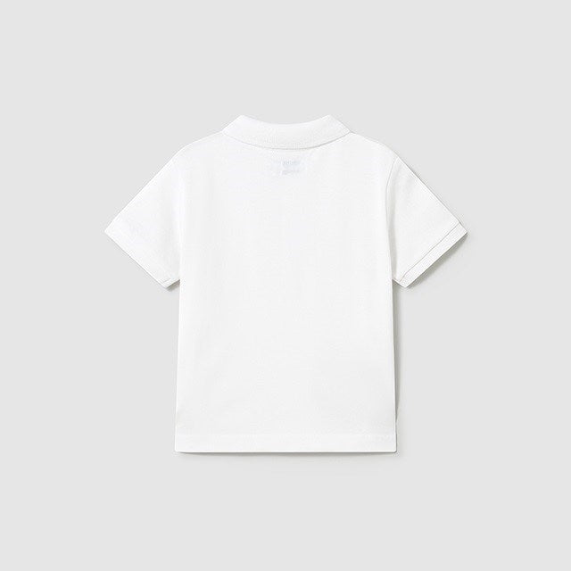 Mayoral Yazlık Erkek Bebek Kısa Kol T-shirt Beyaz
