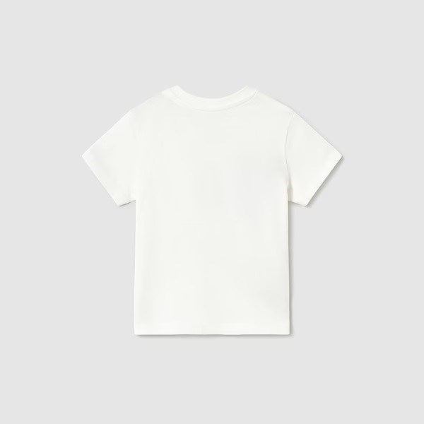 Mayoral Yazlık Erkek Bebek Kısa Kol T-shirt Ekru