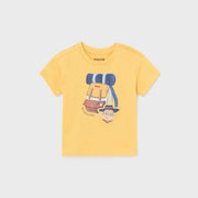 Mayoral Yazlık Erkek Bebek Kısa Kol T-shirt Sarı