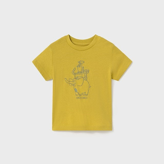 Mayoral Yazlık Erkek Bebek Kısa Kol T-shirt Sarı